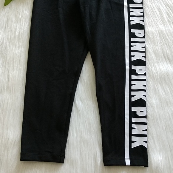 Size M🌷PINK VICTORIA'S SECRET ANKLE LEGGINGS.nwt - Picture 3 of 4